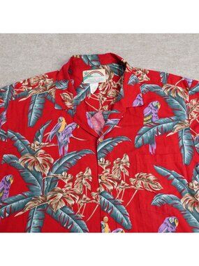 Paradise Lost Mens Shirt XL Red Made in Hawaii Magnum PI Vintage